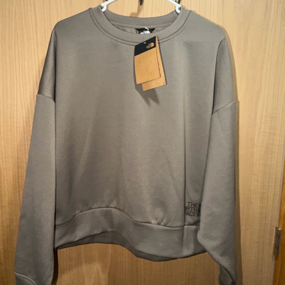 The North Face Falcon Brown Evolution Cropped Sweatshirt